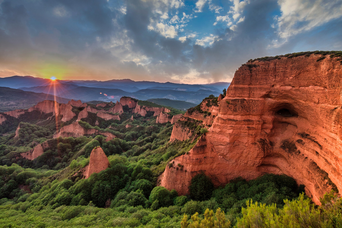 Las Médulas. . Foto por Depositphotos.