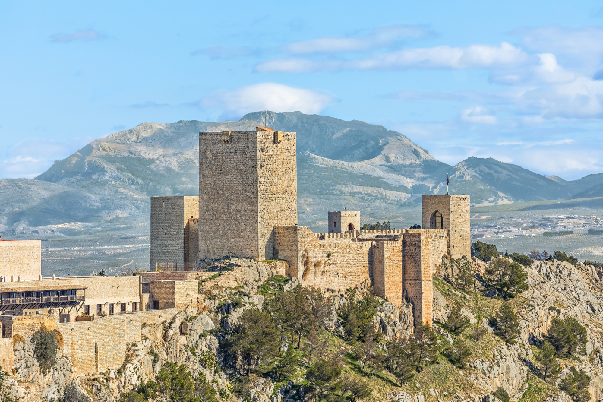 Castillo de Santa Catalina en Jaén. Foto por Depositphotos.