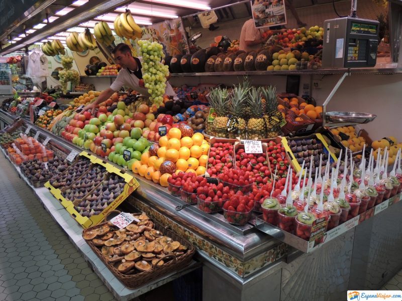 puestos de fruta mercado central de valencia
