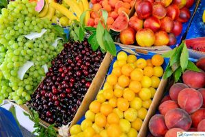 variedad fruta mercado san ildefonso