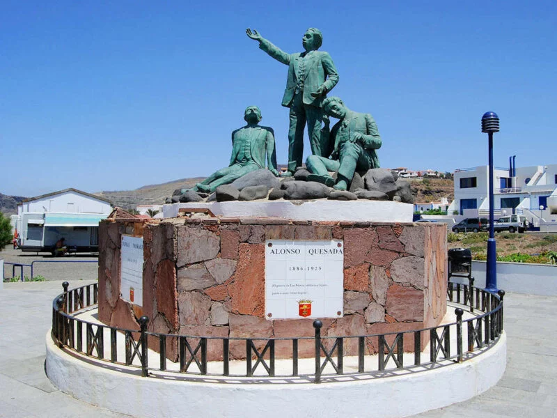 ▷ AGAETE » Qué ver y hacer en esta villa marinera canaria Monumento Puerto de las Nieves