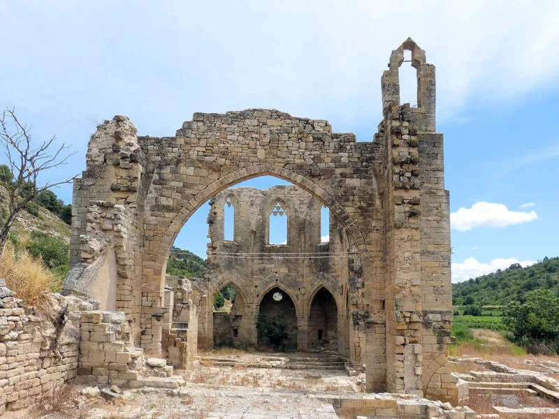 ▷ GUIMERÁ » Descubre qué ver y hacer en esta villa medieval Ruinas del Convento de Vallsanta en Guimerá