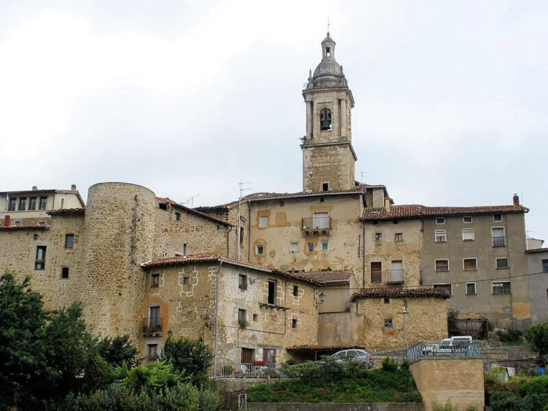 ▷ ANTOÑANA » Qué ver y hacer. Pueblo medieval amurallado. Iglesia de San Vicente Mártir en Antoñana