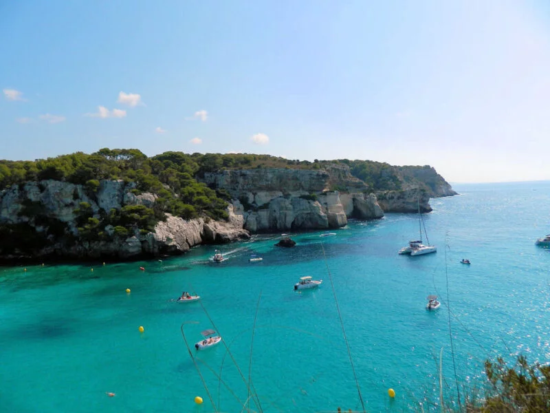 ▷ LAS 17 MEJORES PLAYAS DE MENORCA + MAPA Cala Galdana