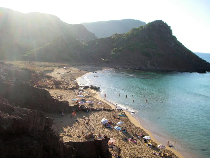 ▷ LAS 17 MEJORES PLAYAS DE MENORCA + MAPA Cala del Pilar