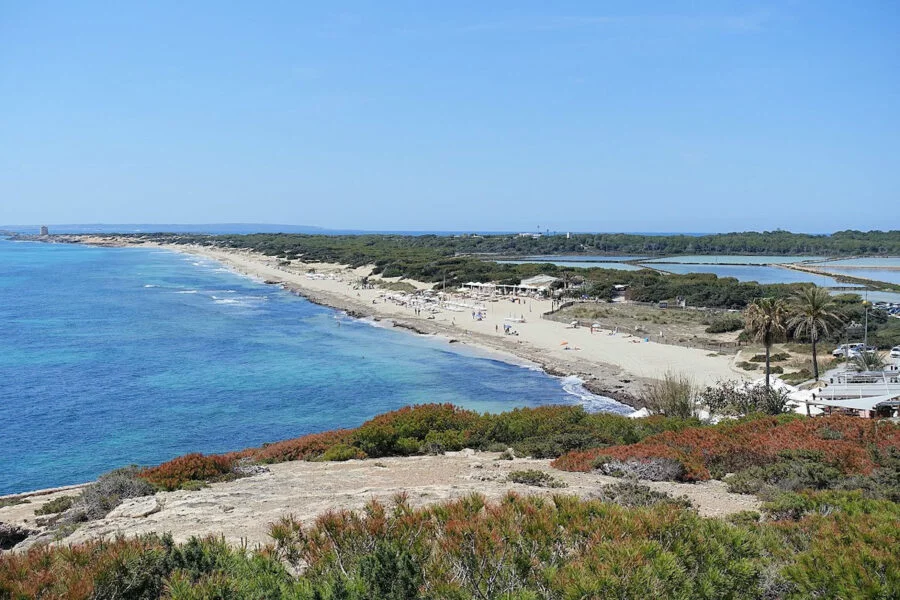 ▷ LAS 19 MEJORES PLAYAS DE IBIZA + MAPA Es Cavallet en Ibiza