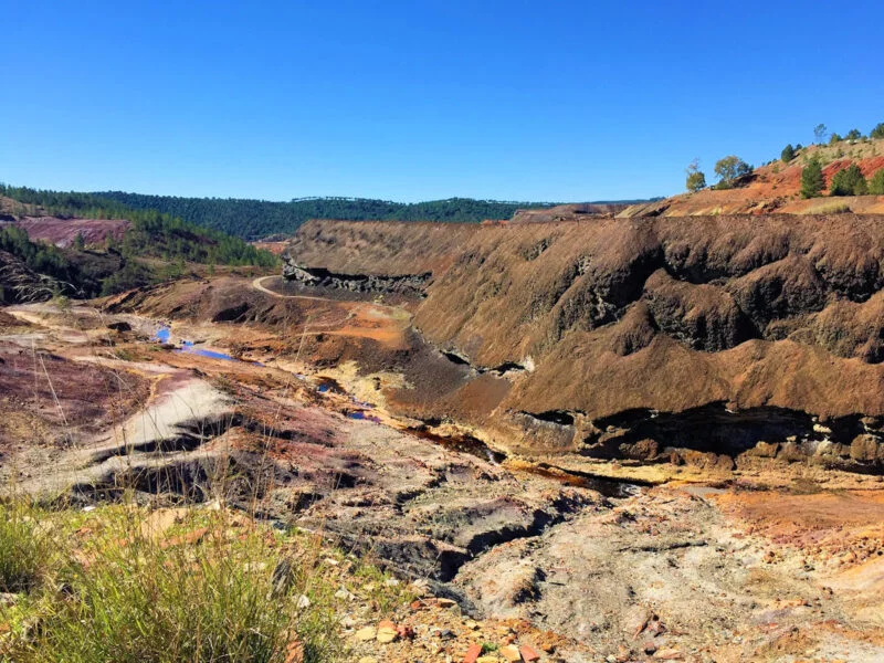 ▷ 13 Mejores Lugares QUE VER EN HUELVA Mirador de las Minas y el Río Tinto