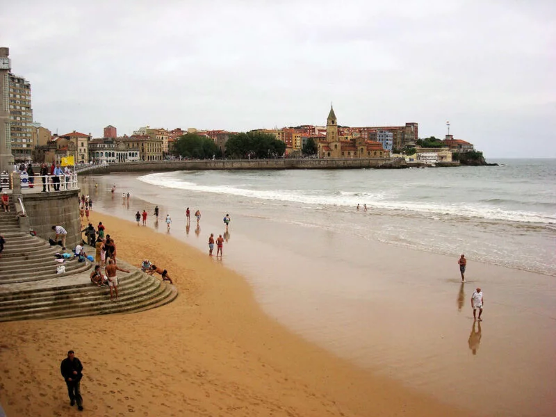 ▷ LAS 21 MEJORES PLAYAS DE ASTURIAS + MAPA Playa San Lorenzo
