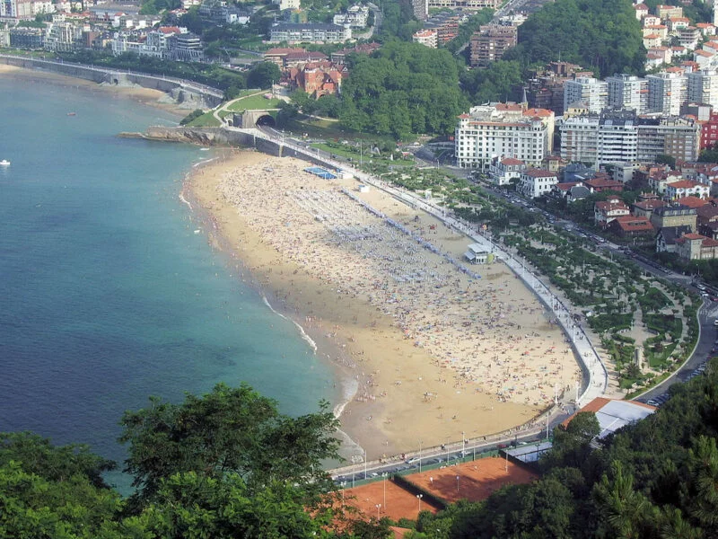 ▷ SAN SEBASTIÁN » Qué ver y hacer. 20 lugares imprescindibles Playa de Ondarreta