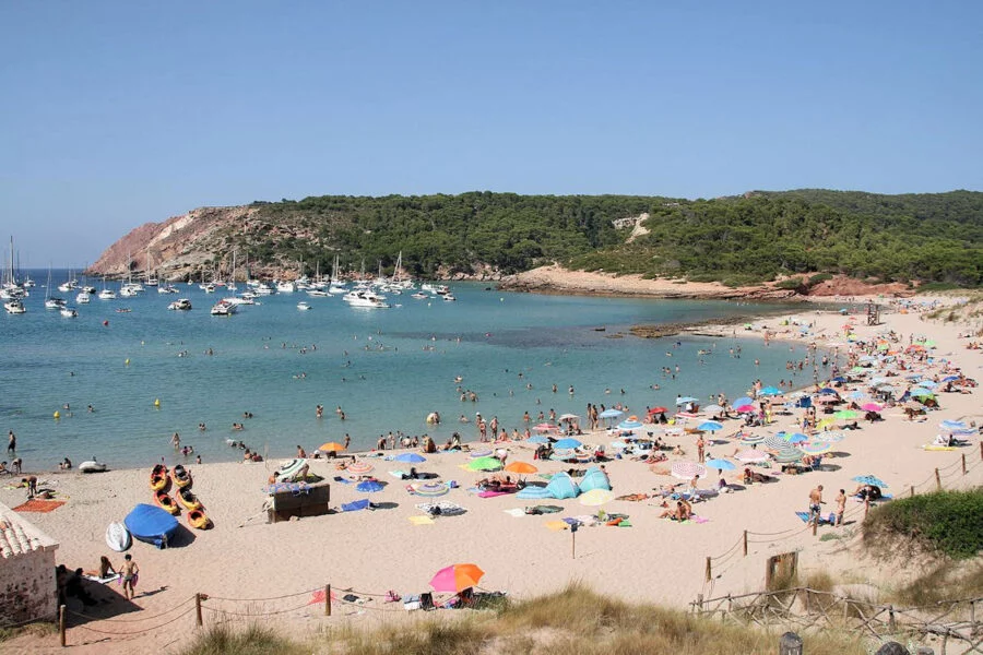 ▷ LAS 17 MEJORES PLAYAS DE MENORCA + MAPA Playas de Algaiarens