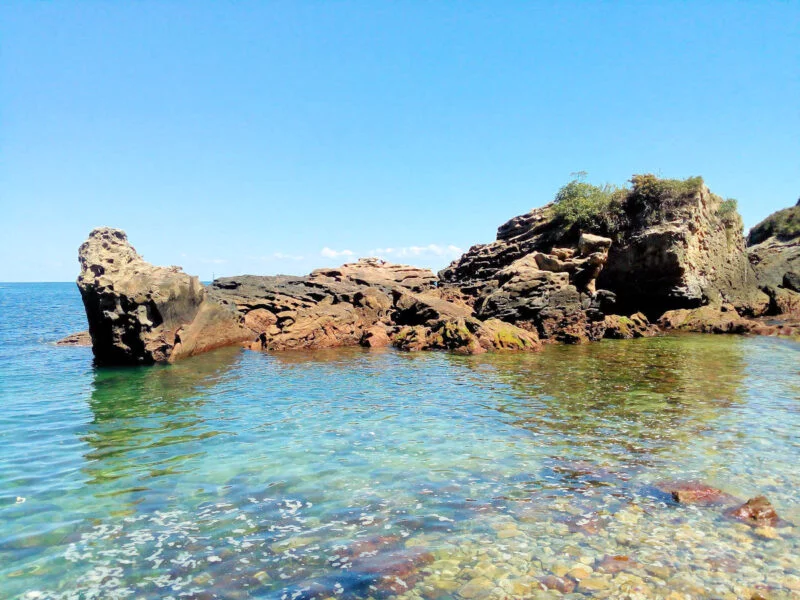 ▷ LAS 10 MEJORES PLAYAS DE GUIPÚZCOA + MAPA Cala Jaizkibel