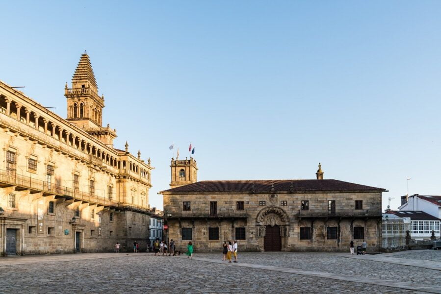 ▷ 16 Lugares QUE VER EN SANTIAGO DE COMPOSTELA Plaza del Obradoiro. Santiago de Compostela