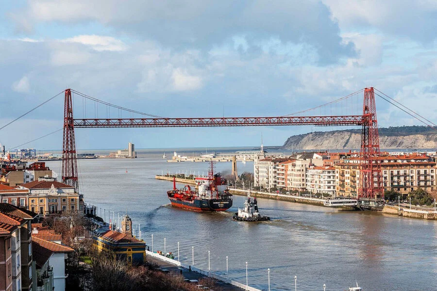 ▷ 18 Mejores Lugares QUE VER EN BILBAO Puente de Vizcaya