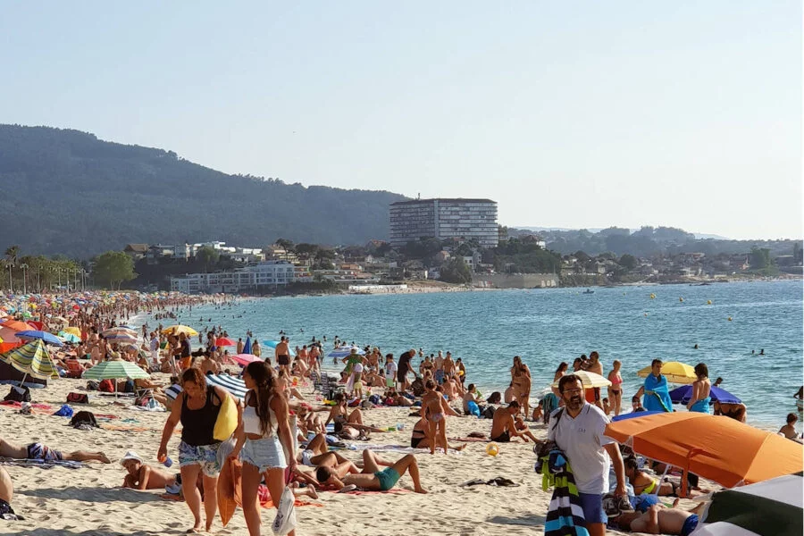 ▷ LAS 13 MEJORES PLAYAS DE PONTEVEDRA + MAPA Playa Samil