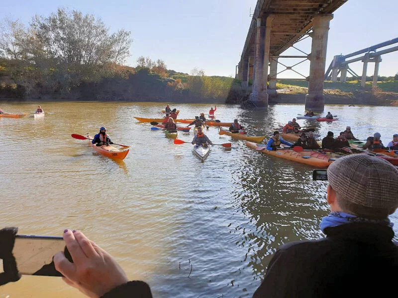 ▷ PALMA DEL RÍO » Qué ver y hacer. Historia y cultura Kayaks en el Guadalquivir en Palma del Río