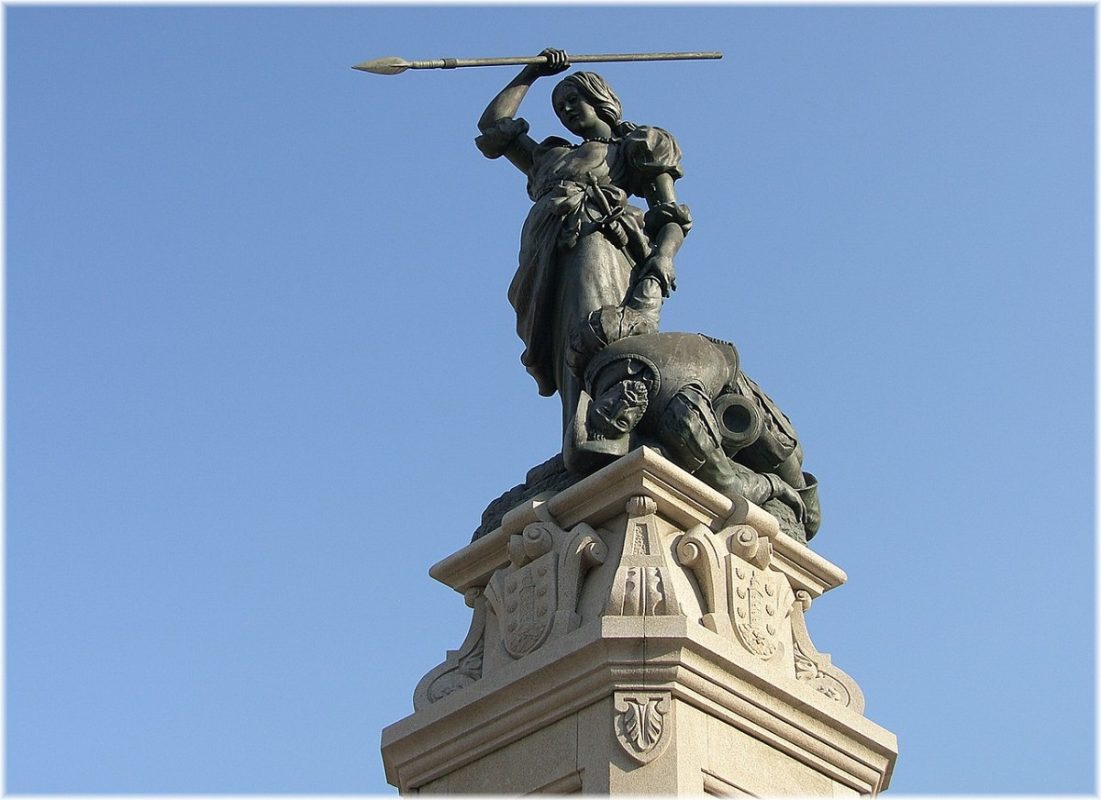 Estatua de María Pita. A Coruña